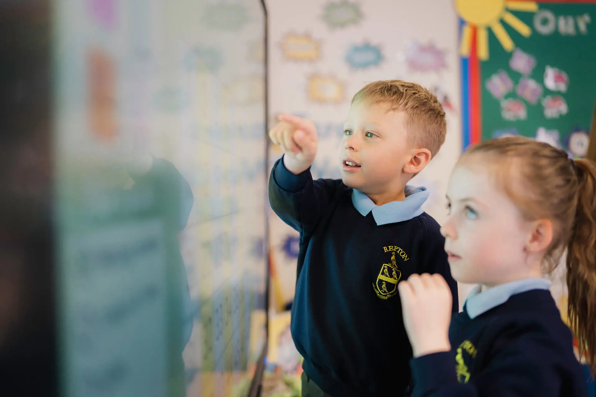 Repton Pre-Prep pupils learning in class