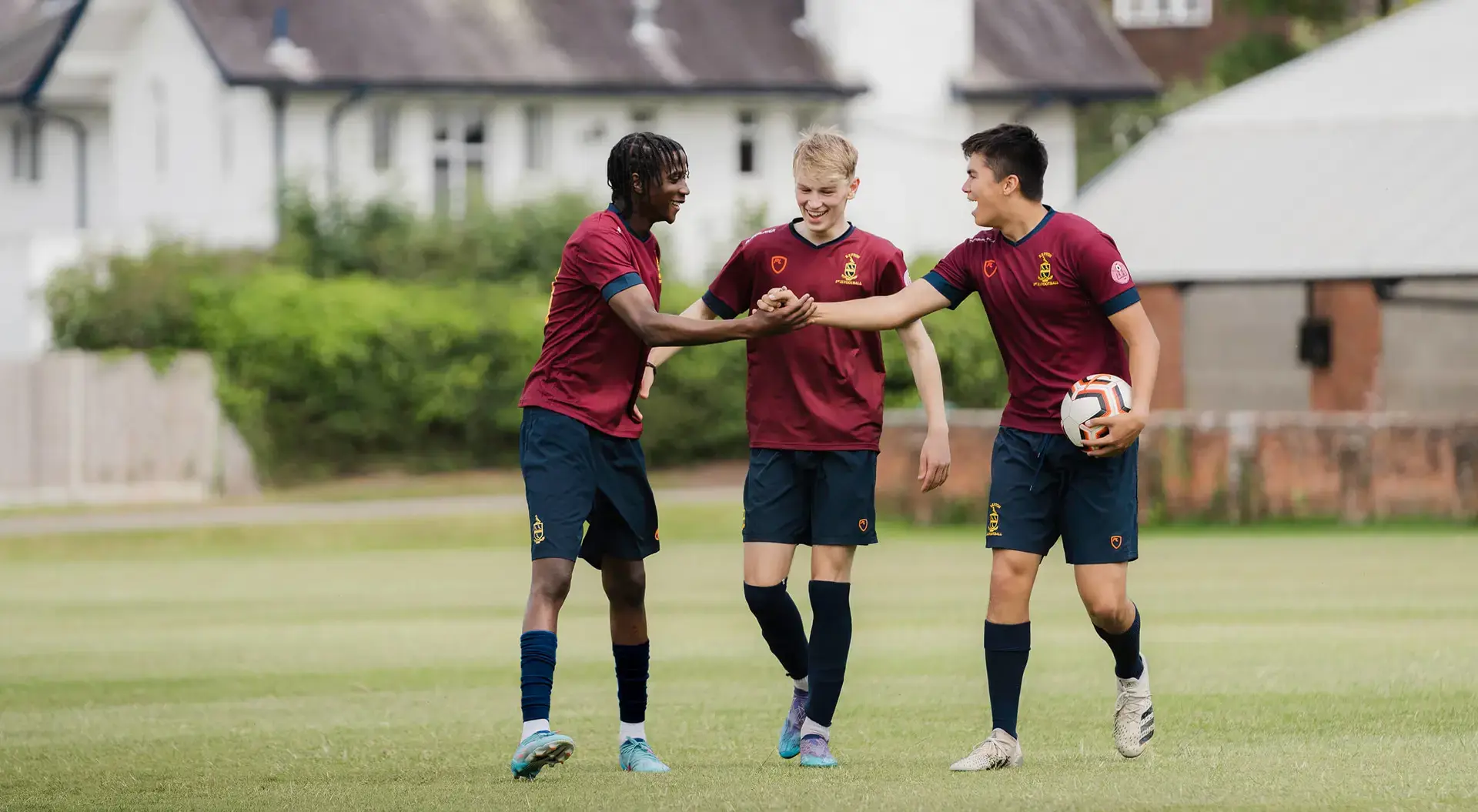 Senior School pupils at Repton School on the Football Performance Pathway program